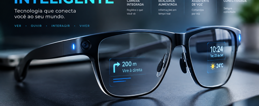 Óculos inteligentes: a tecnologia que coloca o futuro diante dos nossos olhos